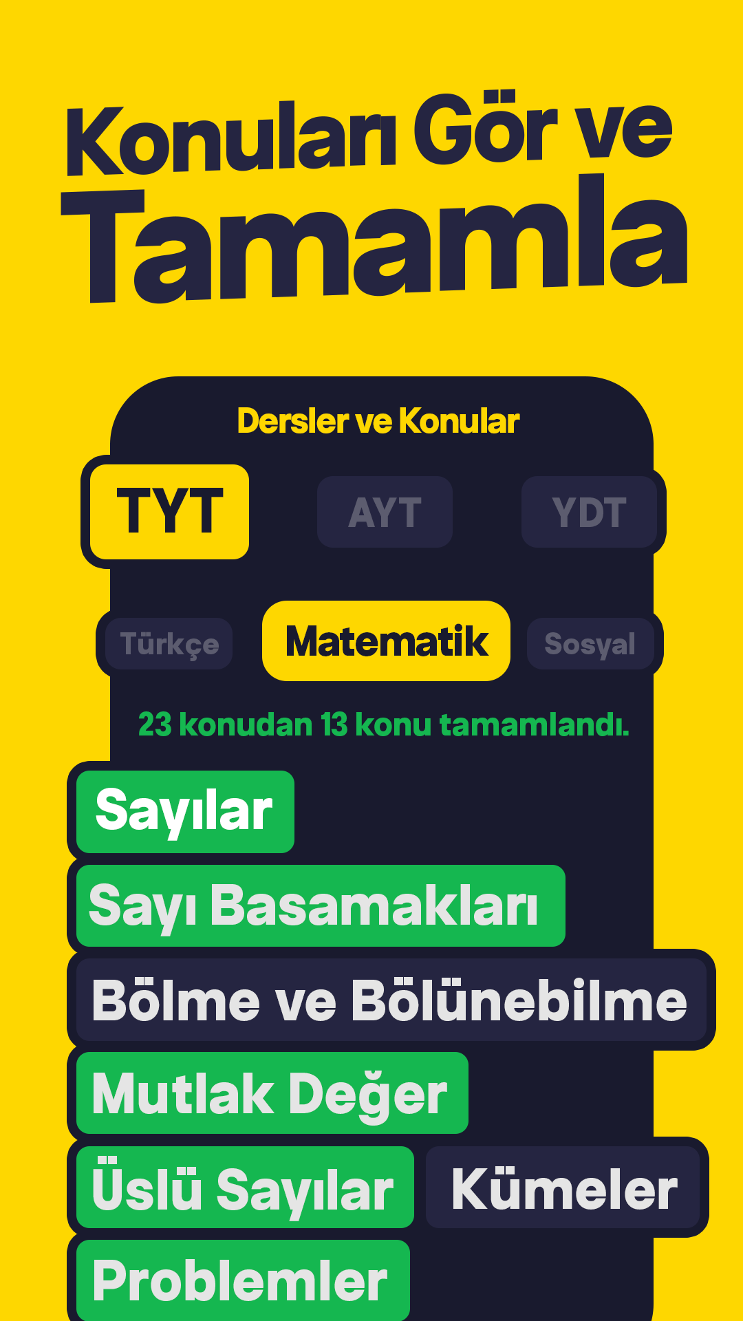 Müfredat Konu Haritası